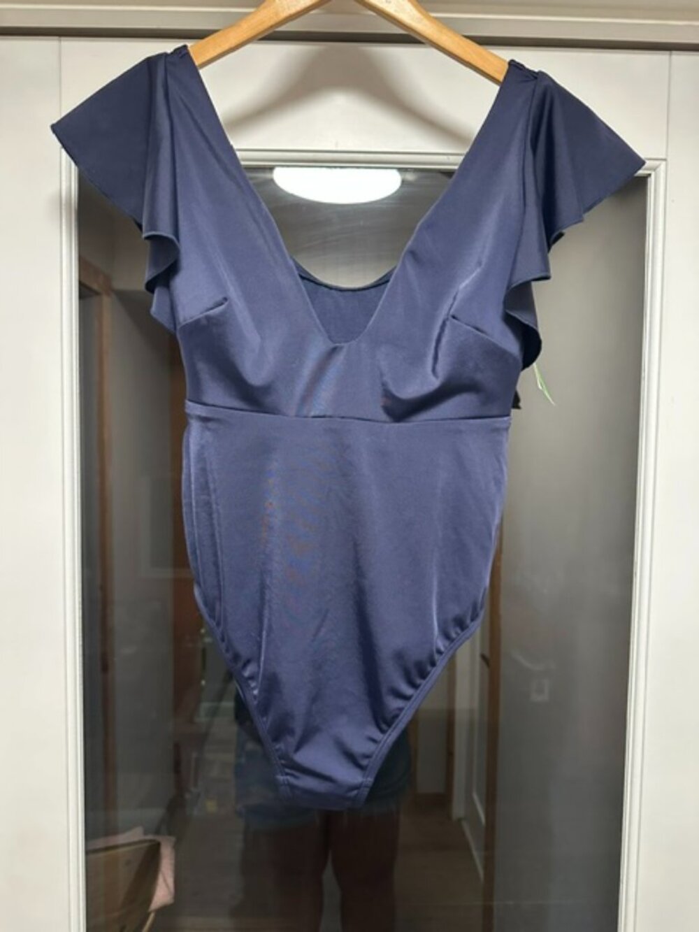 Navy Blue One Piece Swimsuit  Size 10